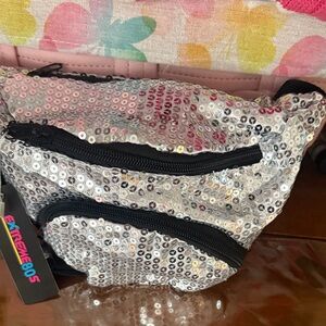 Silver Sequin Crossbody Bag.  Perfect for Vegas or any casino :)